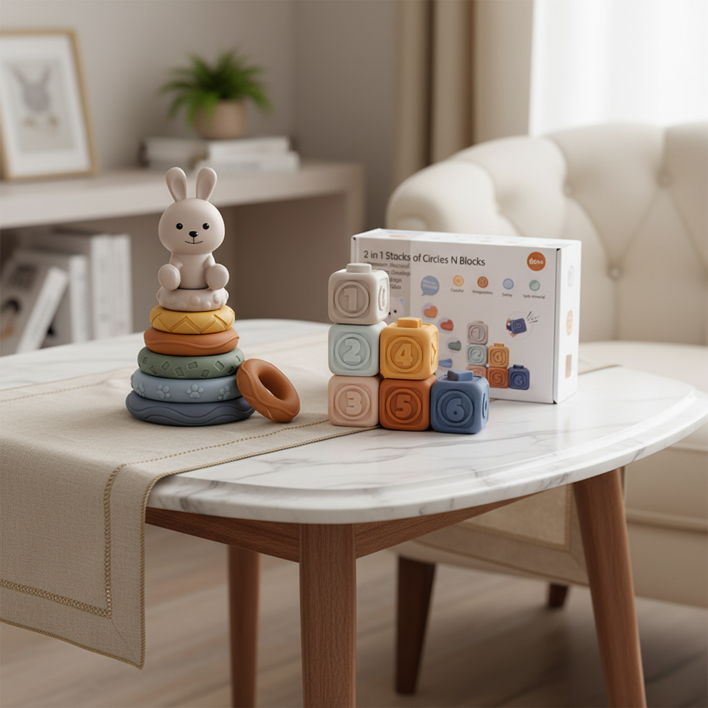 Aira SensePlay Silicone Stacking & Building Set